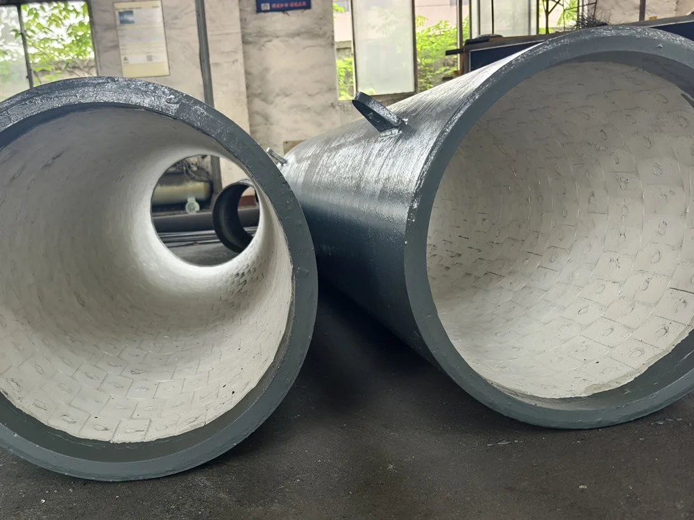 92% Ceramic Tile Lined Coal Steel Pipes
