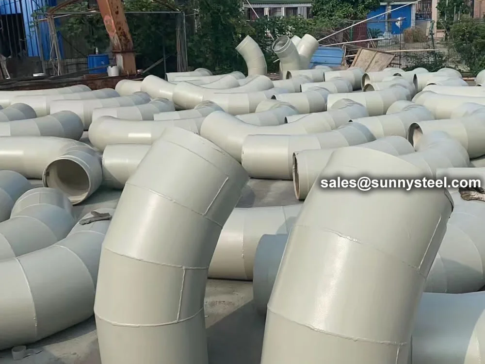 Alumina Ceramic Lining Bend Pipe for Pulverized Coal Powder Conveying