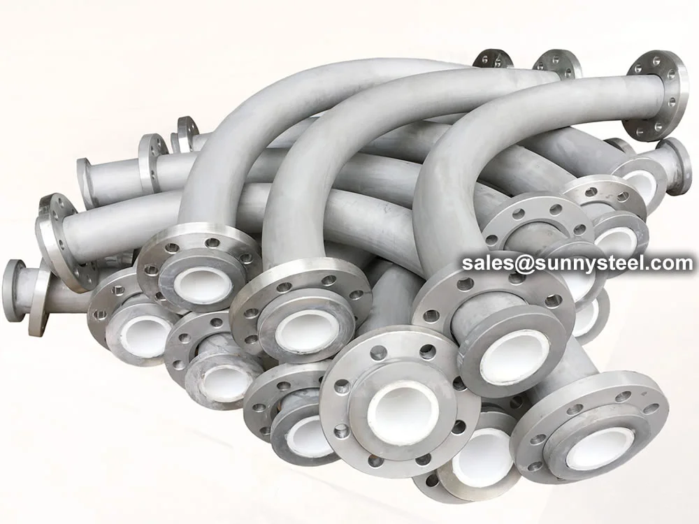 Alumina Ceramic Sleeve Lined Pipe Bend