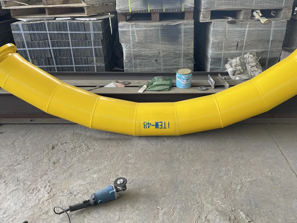 Cast Basalt Pipe Bend