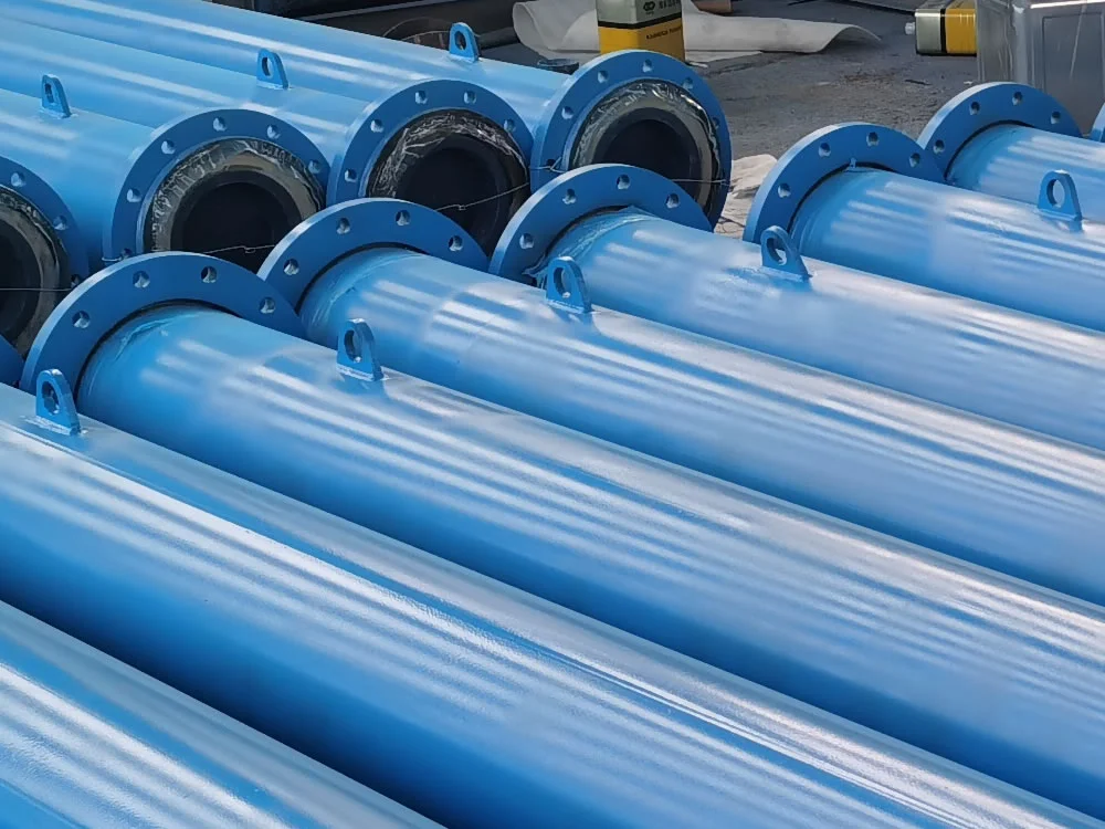 Cast basalt lined steel pipe (Image 11)