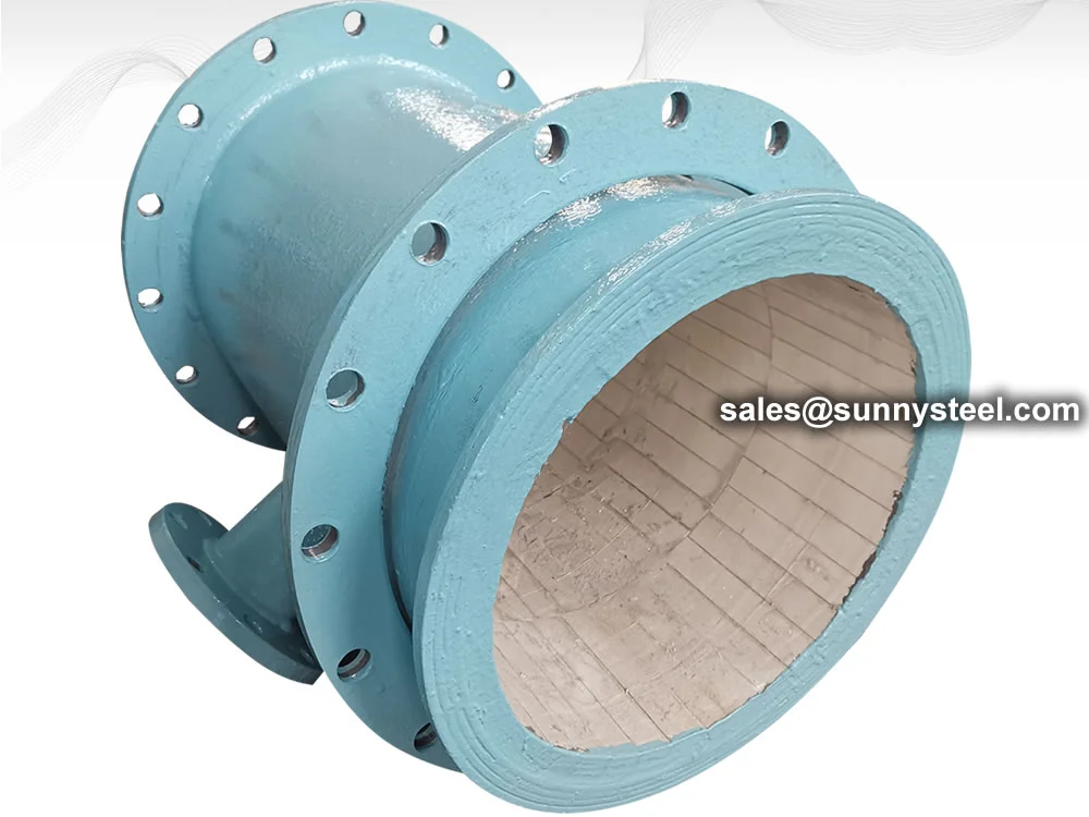 Ceramic Chip Lined Wear Resistant Pipes
