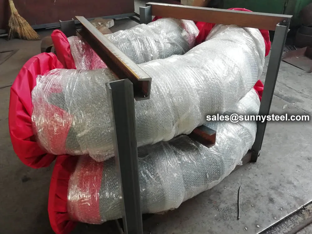 Packaging of ceramic lined pipes and fittings
