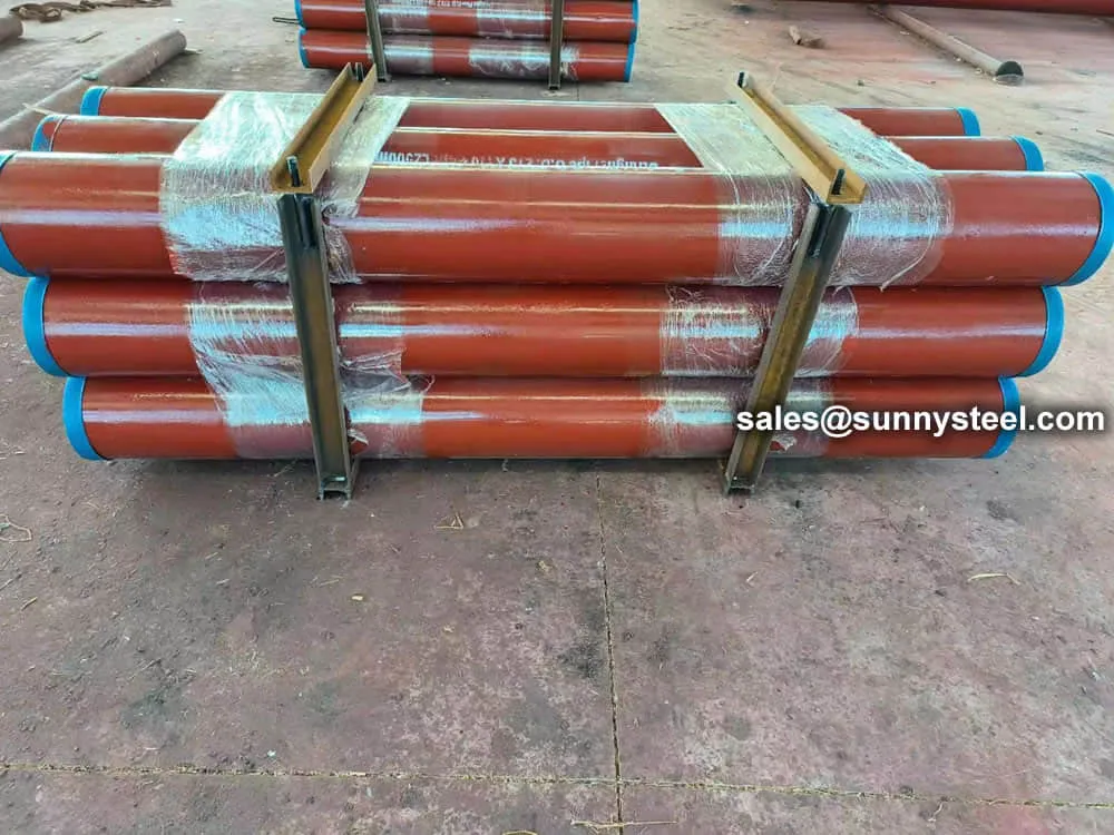 Packaging of ceramic lined pipes and fittings