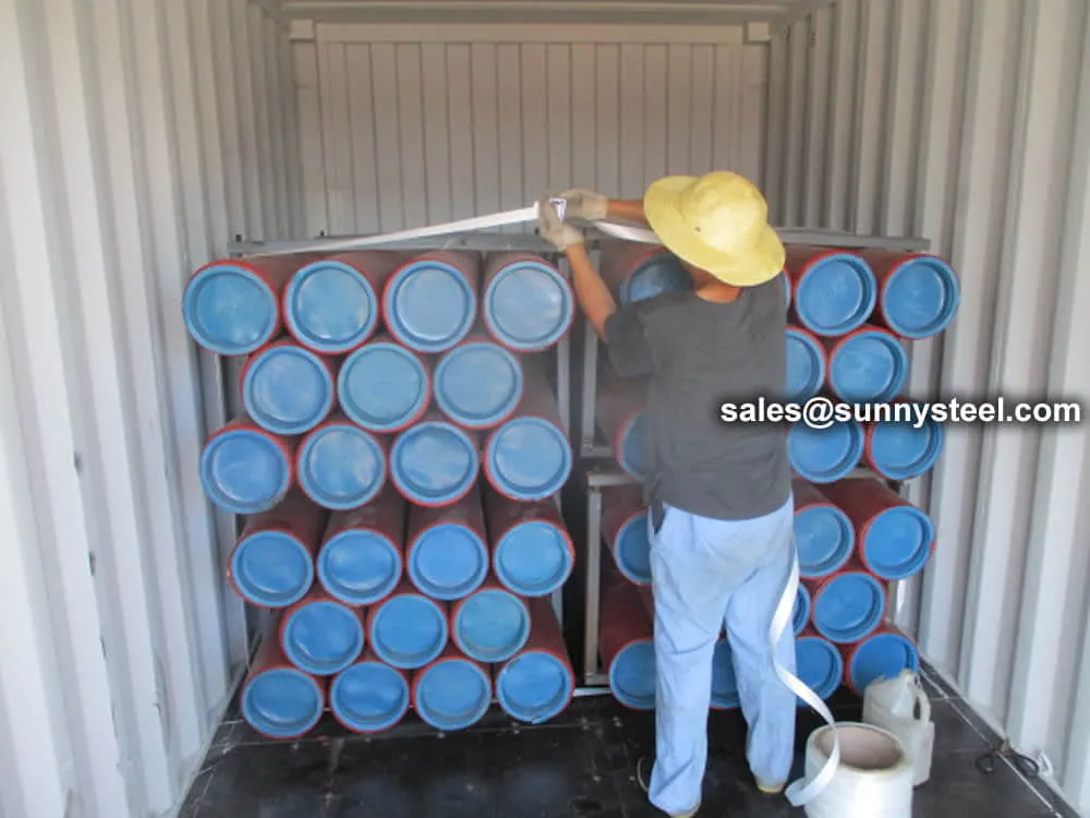 Packaging of ceramic lined pipes and fittings