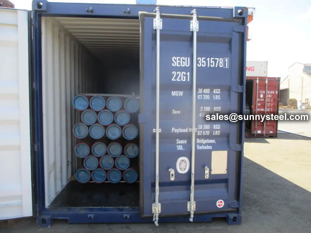 Packaging of ceramic lined pipes and fittings