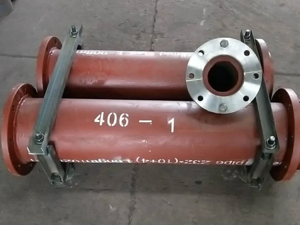 Packaging of ceramic lined pipes and fittings