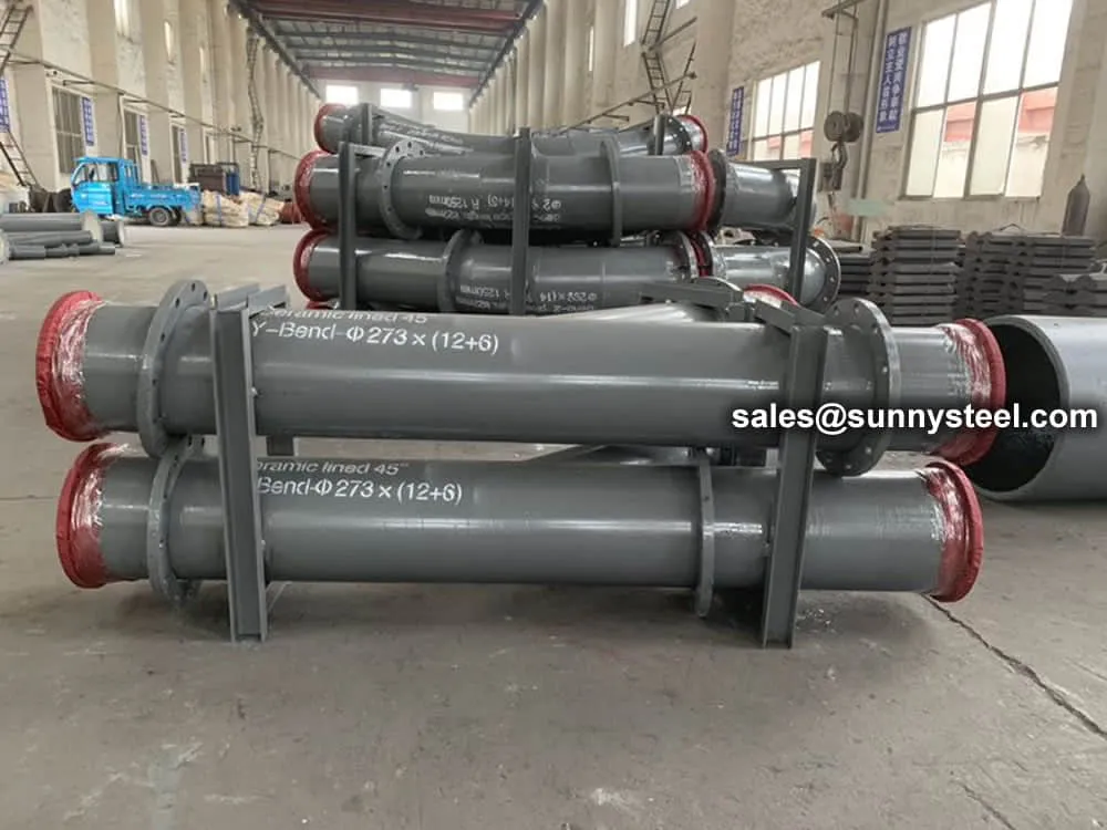 Packaging of ceramic lined pipes and fittings