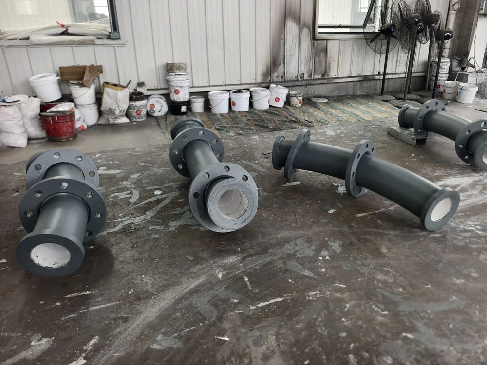 Ceramic Sleeve Lined Offset Pipe
