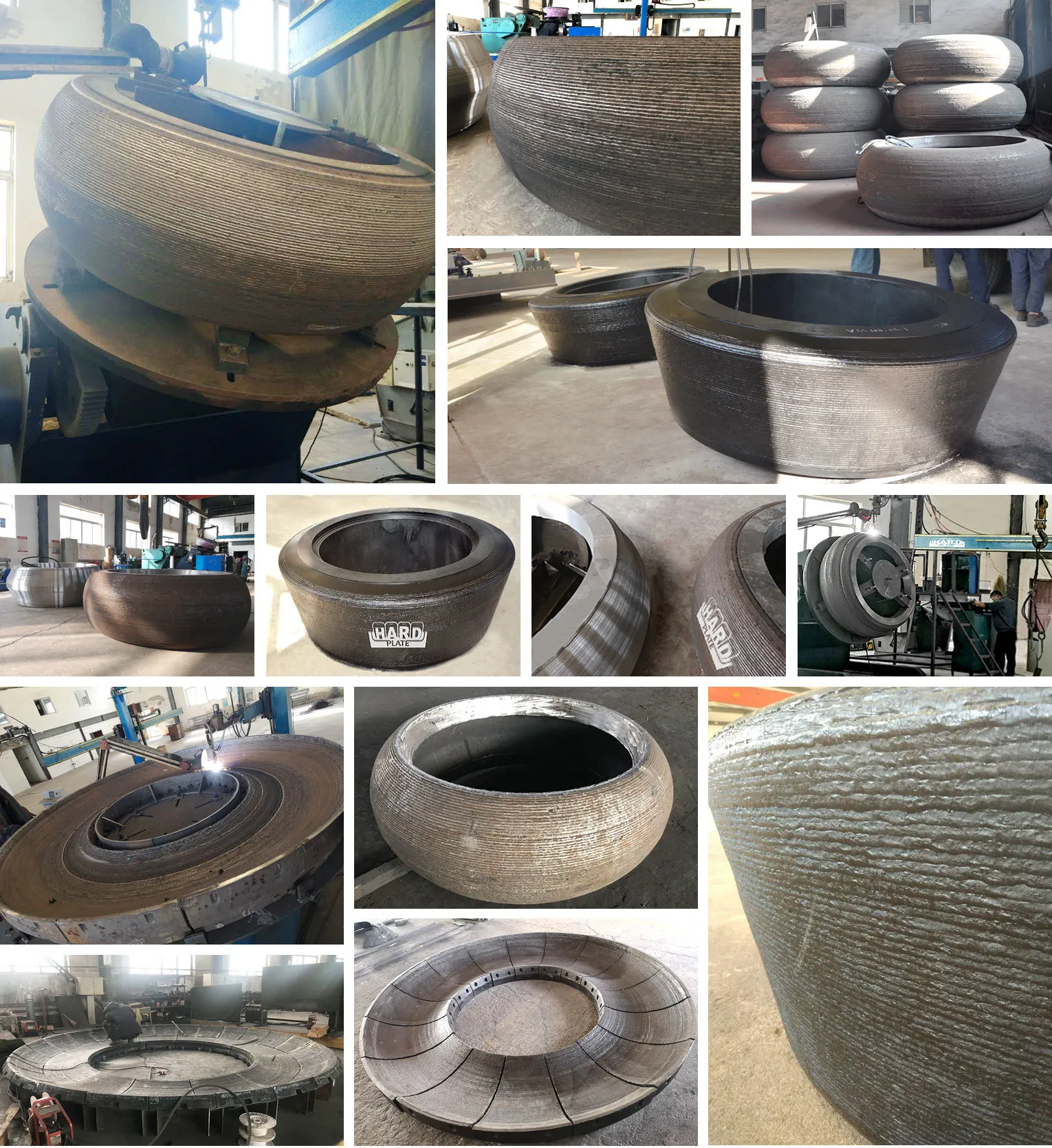 Hardfaced Grinding Rollers