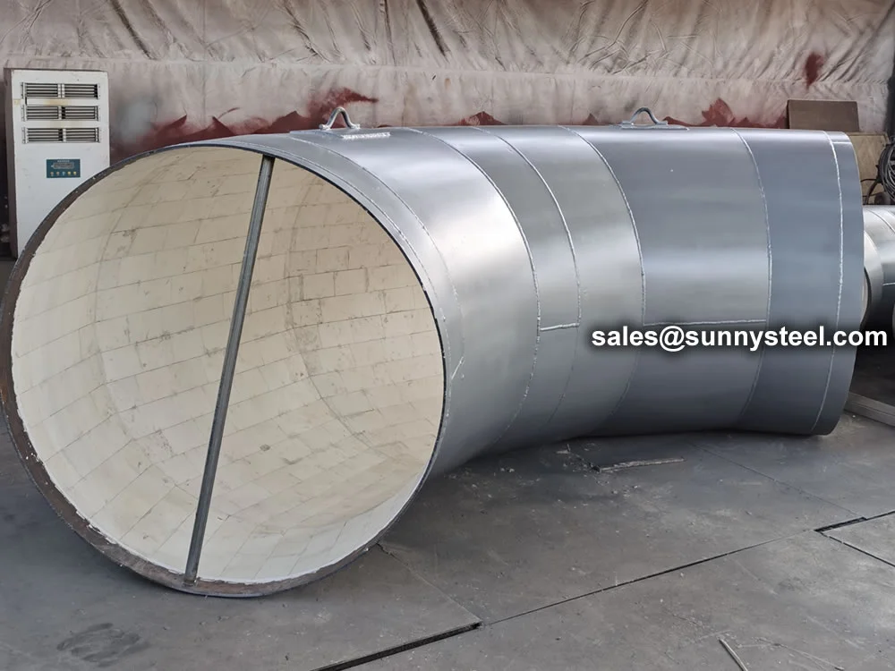 High Alumina Ceramic Lined Conveying Elbow