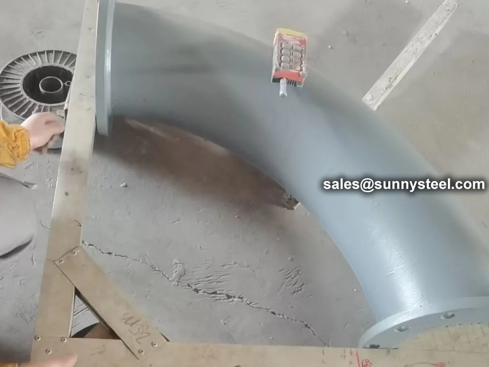 High Alumina Ceramic Lined Conveying Elbow (Image 8)