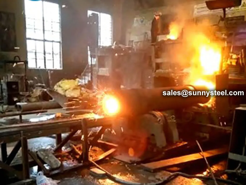 Horizontal centrifugal casting process