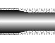Integral low fin