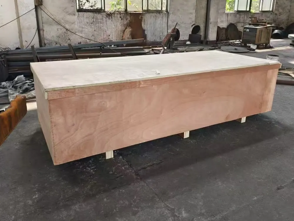 Wooden box packing