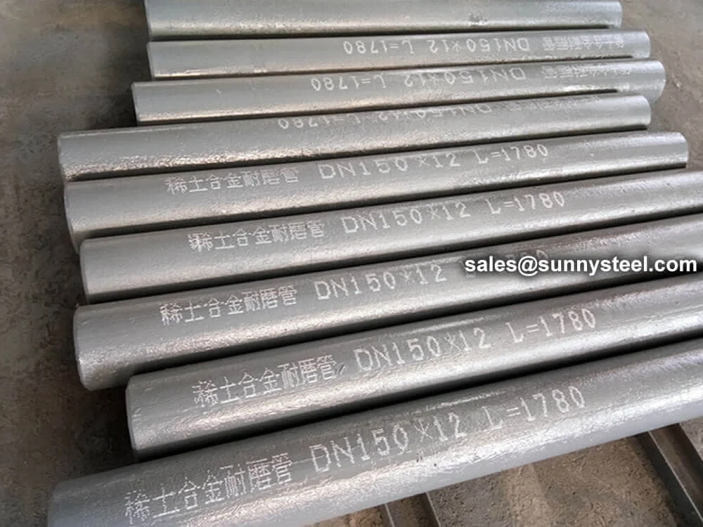 Rare Earth Alloy Wear Resistant Casting Tube