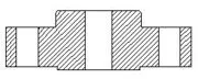 Reducing slip-on flange