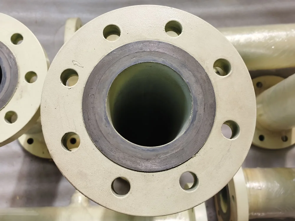 Silicon Carbide lined pipe