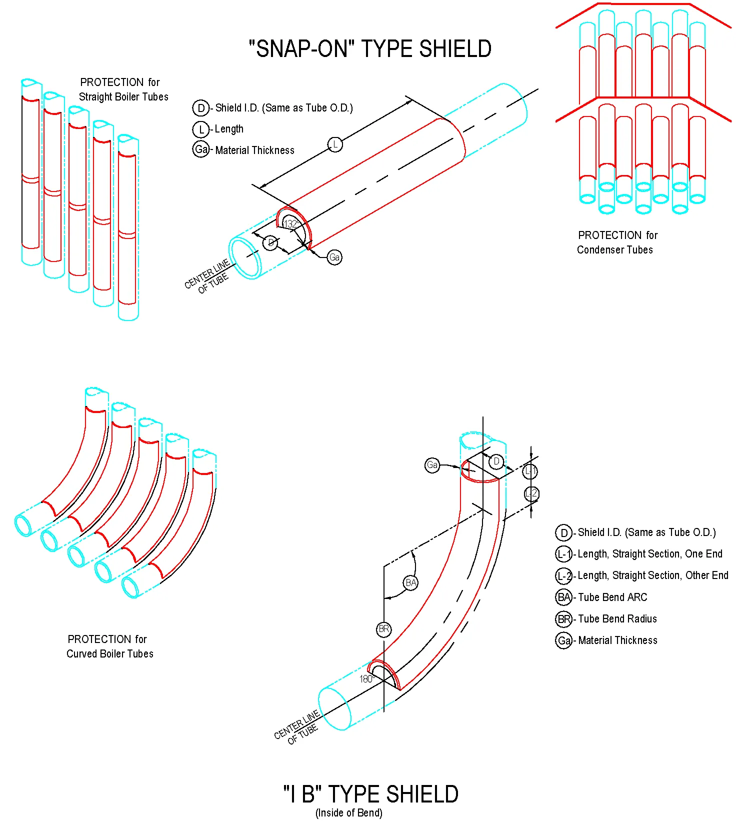 Snap-on type shield