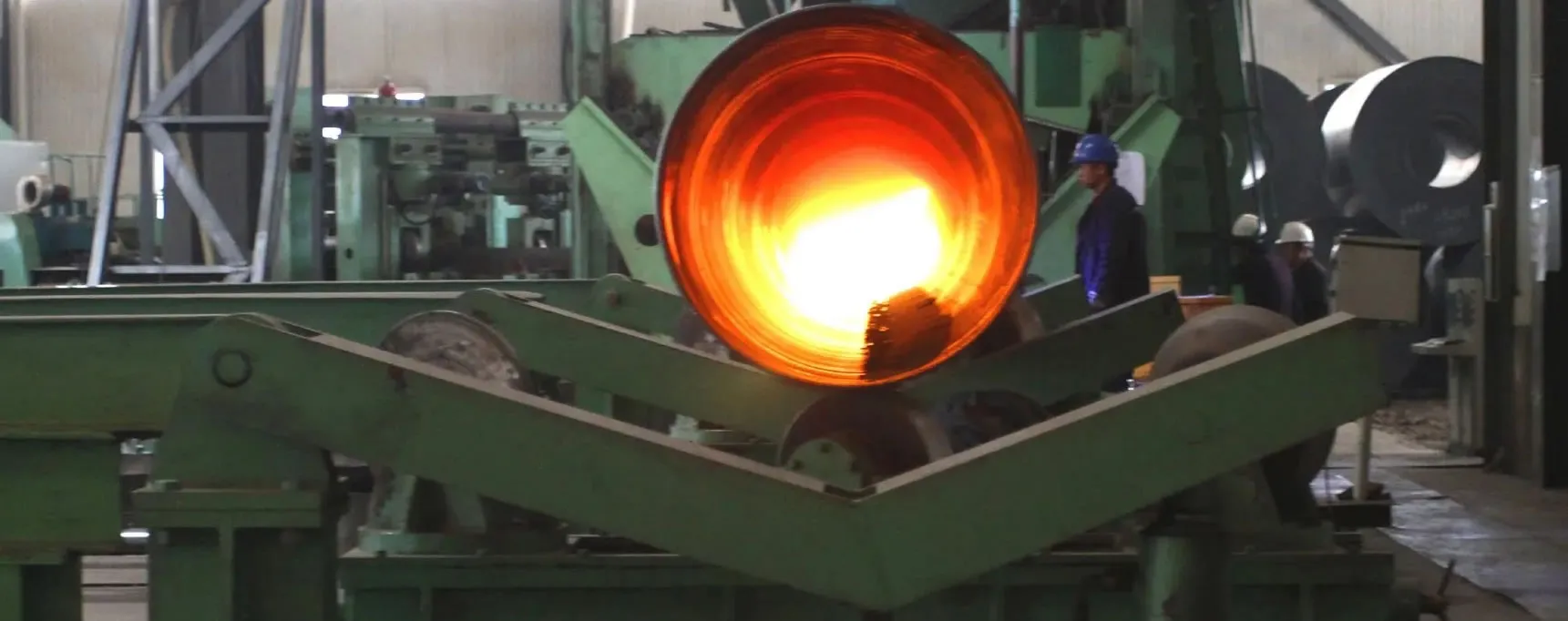 Spiral Submerged-arc Welded steel pipe technological process