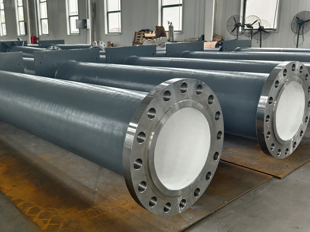 Stud Welding Type Wear Resistant Ceramic Lined Pipe