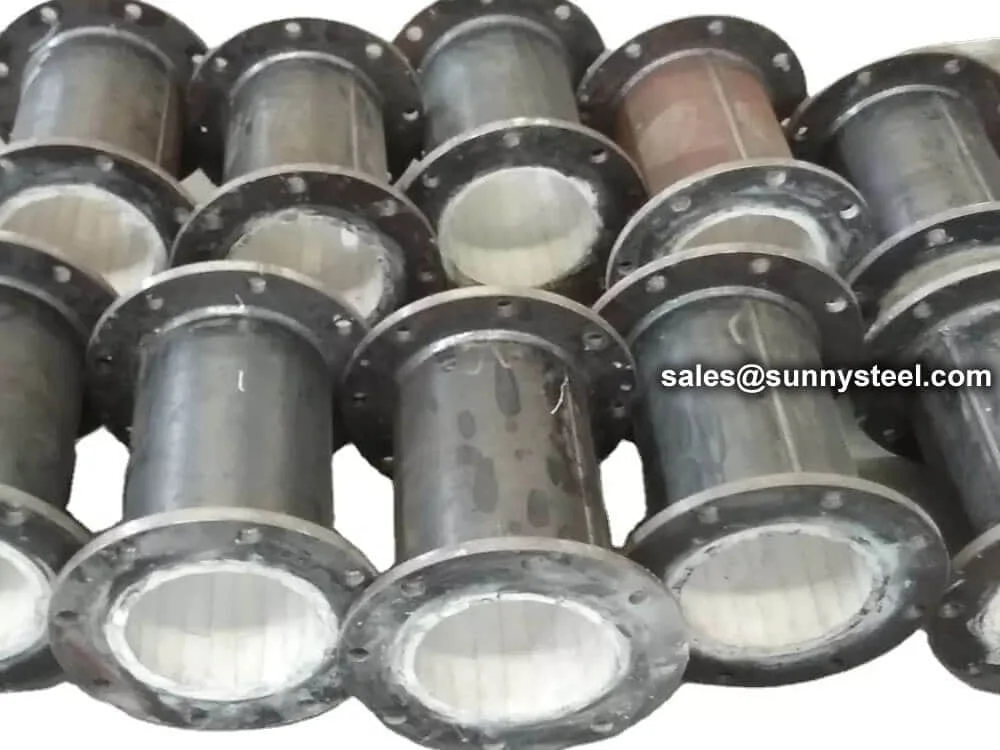 Wear Resistant Ceramic Lined Steel Piping System