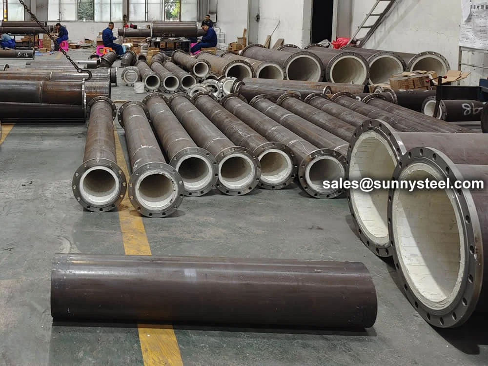 Wear Resistant Pipe Lined by High Alumina Ceramic